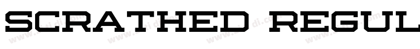 Scrathed Regular字体转换 Scrathed Regular字体转换